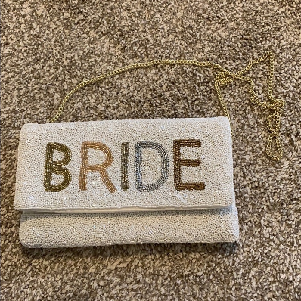 Bride sequin purse